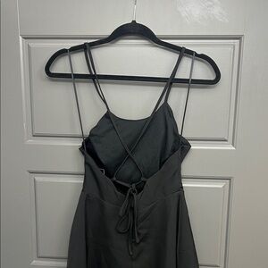 Lulu's Chic Black Backless Dress